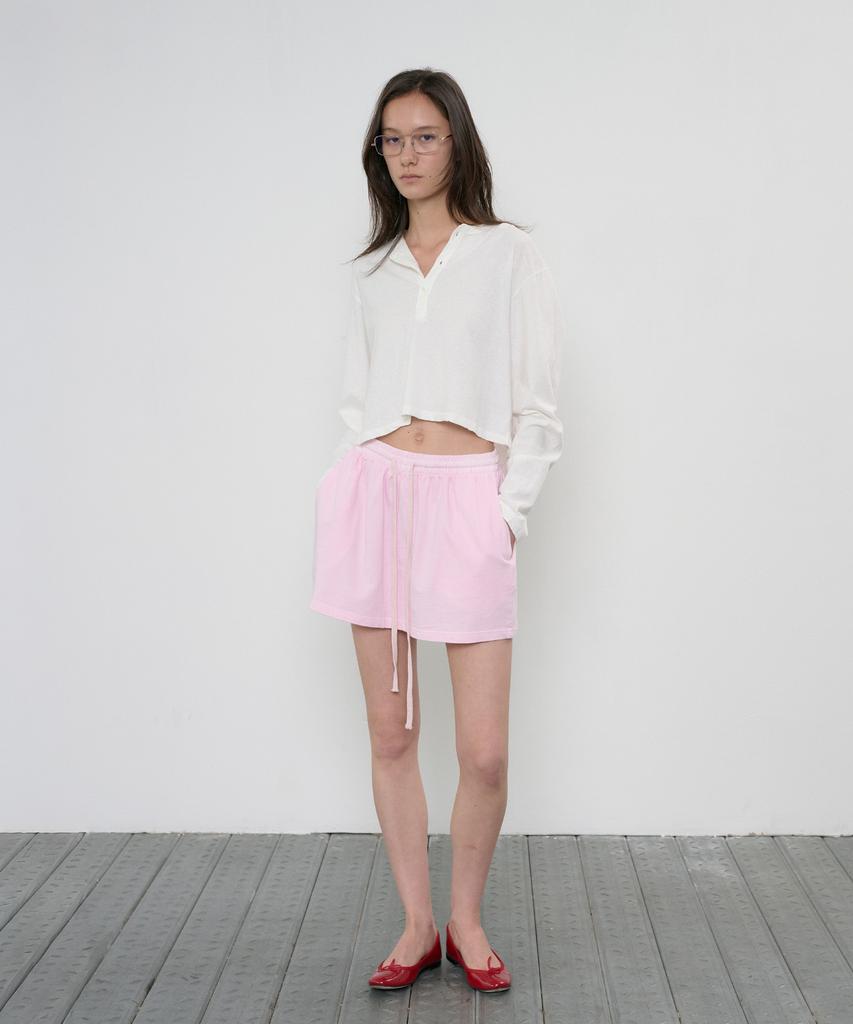 Jeonggamseutyudio Dying Washing Mini Skirt_3 Color