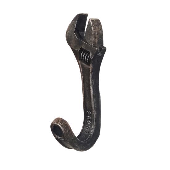 

Винтажный крючок в форме гаечного ключа, высокая прочность, прочность, несущая нагрузка, непробиваемая конструкция, вешалка для полотенец, настенный крючок для одежды