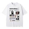 Sänger Maluma Musikalbum Cover T-Shirts Unisex Damen Freizeit-T-Shirt Unisex Mode-T-Shirts Hip Hop Rap Streetwear