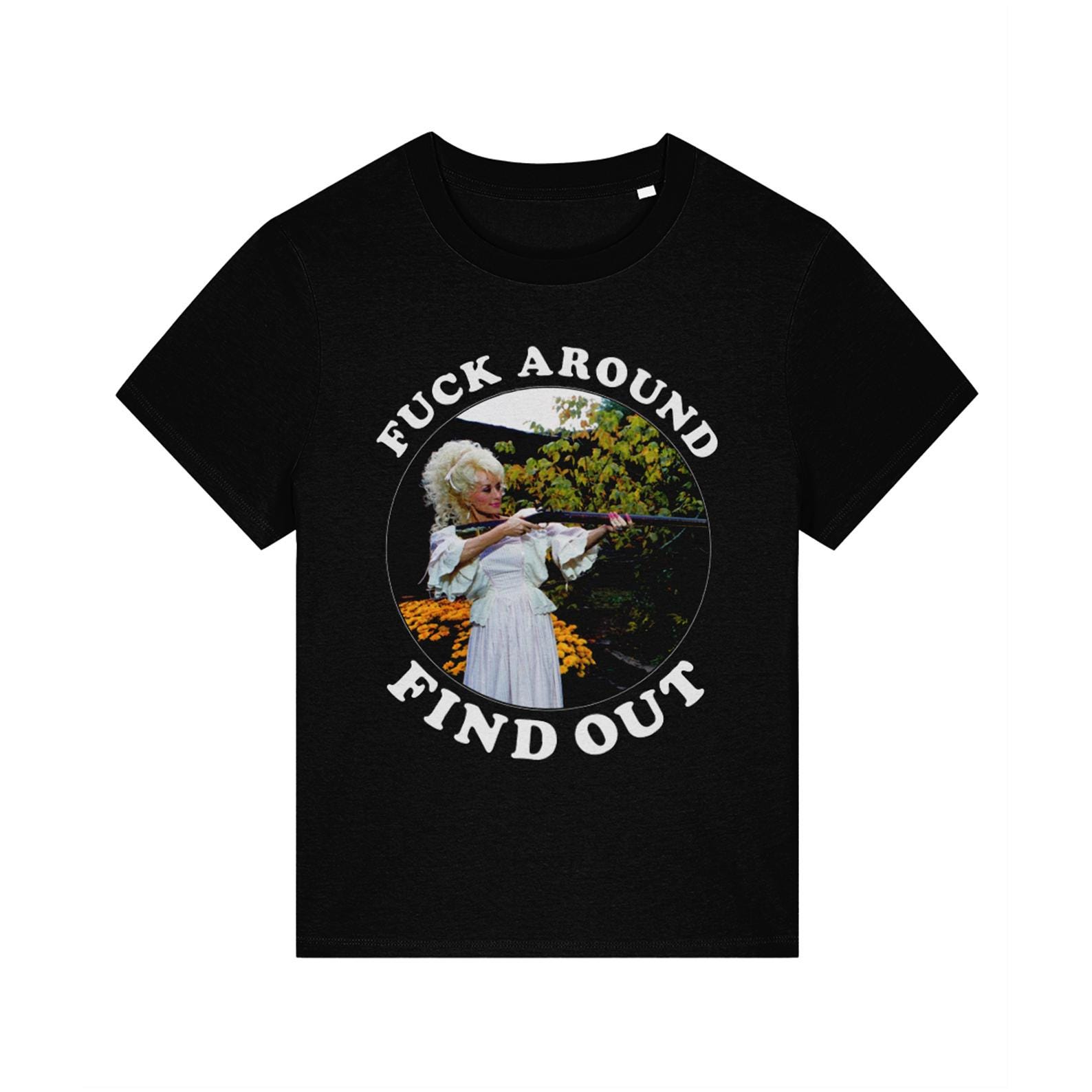 Fuck Around Find Out - White Text - Women s T shirt 4XL