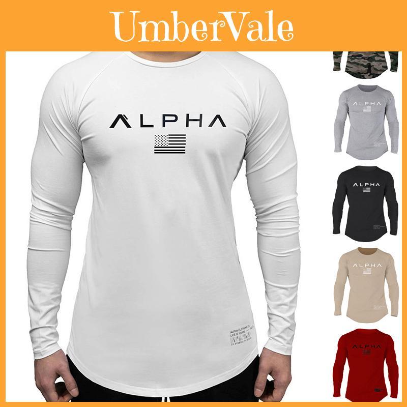 American Flag Print Men's Gym T-shirt For Bodybuilding And Muscle Fitness Workouts