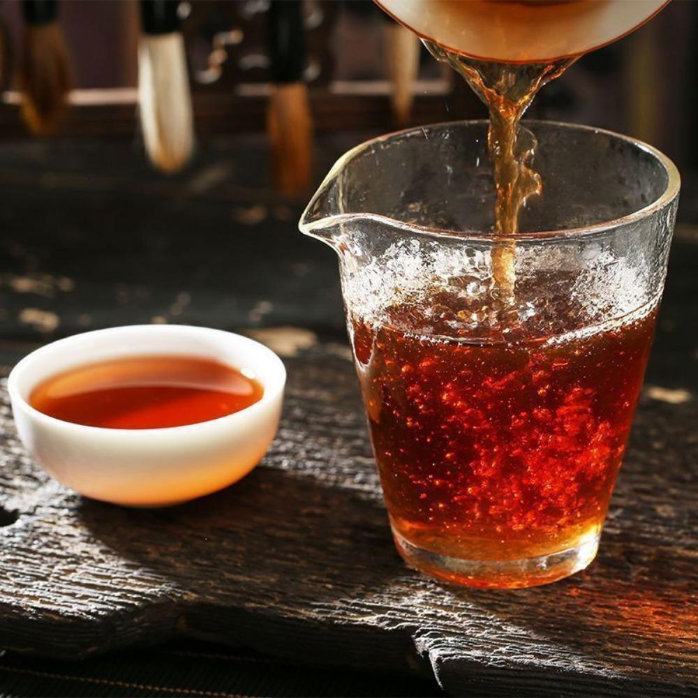 Pu'er Tea Cooked Tea Cake Cooked Tea Qizi Cake Aged Tree Tea Leaves HOT!