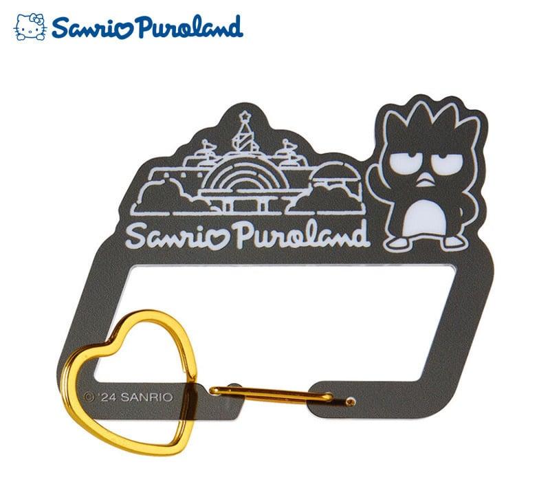 

Sanrio BAD BADTZ-MARU Acrylic Carabiner with Heart Ring Japan NEW
