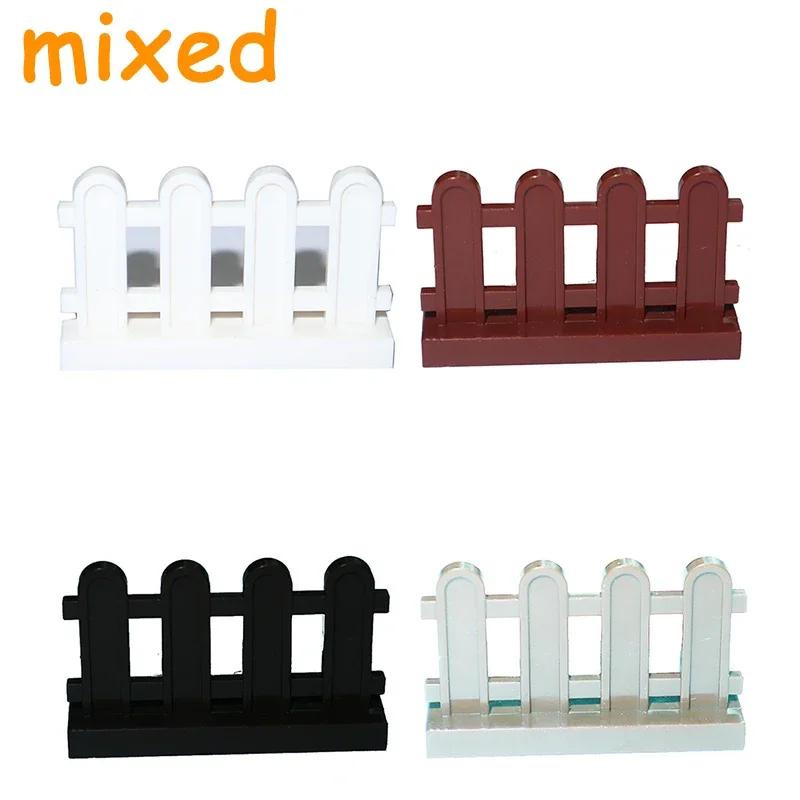 Building Block City Accessories MOC Part Fence Railing Stair Barrier Ladder Guard Bar Castle Garden Farm Military Assemble Brick