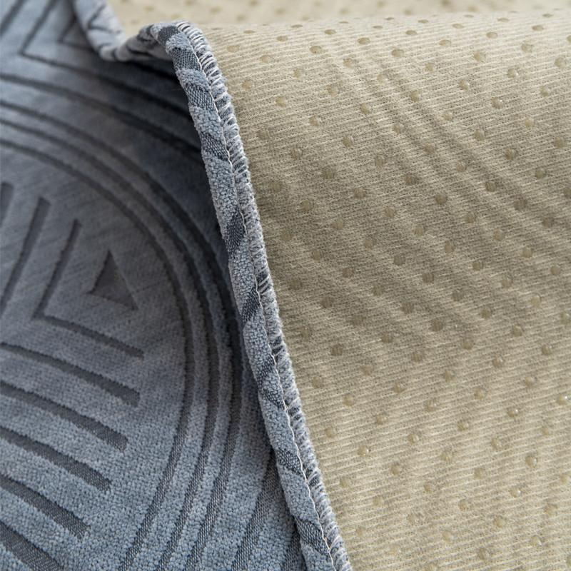 Luxury Embossed Cover For Sofa And Armchairs Chenille Sectional L Shape Couch Cover Non -Slip Patchwork Furniture Protector Soft