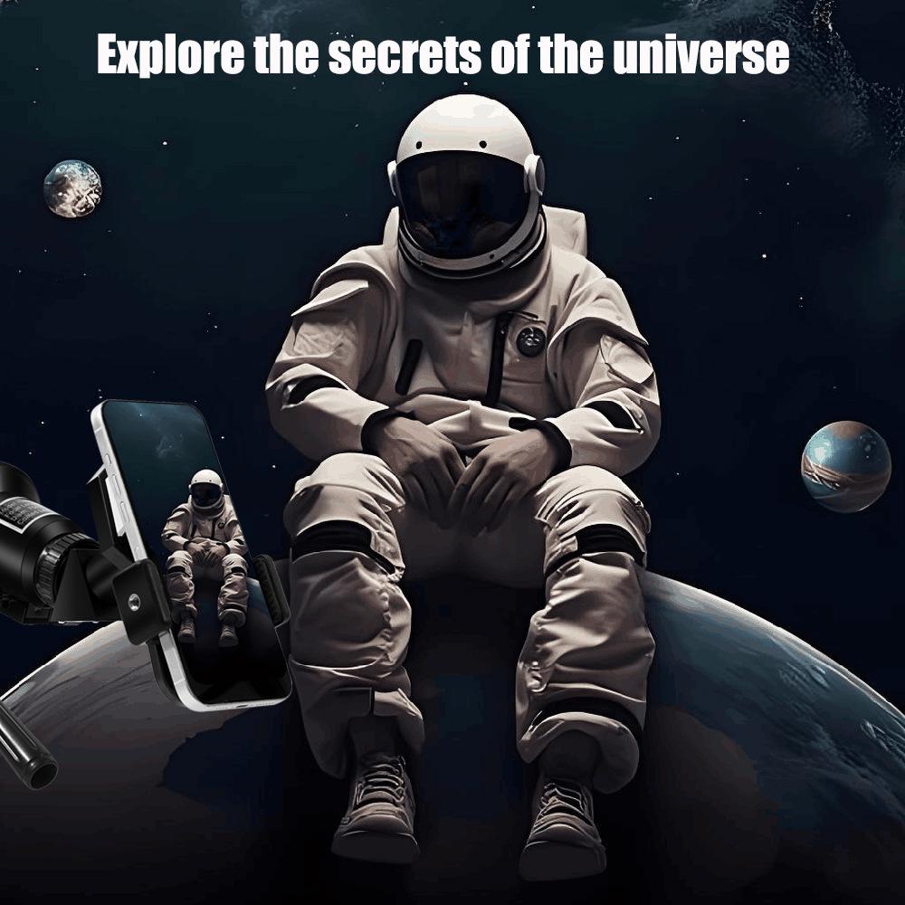 BORWOLF 40070 High-Power HD Astronomical Telescope for Stargazing & Moon-Watching