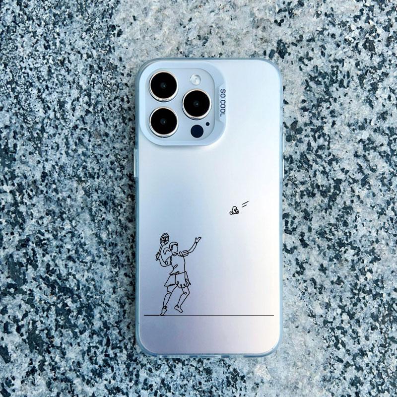 Aircraft Airplane Heart Couple Phone Case For Apple iPhone 16 15 13 12 11 Pro Max 13 Mini 14pro Max Plus Shockproof Laser Covers