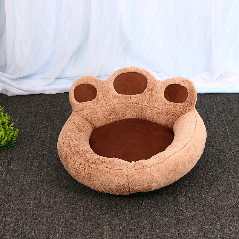 Neu Ankommen Winter Lieblich Haustier Hundebett Weiches Material Haustiernest Niedliche Pfote Zwinger Für Katze Welpe Sofa Cartoon Tierhaus ZL94
