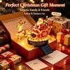 Warm White Festive Garden Lamps Santa And Reindeer Sleigh Solar Stake Light LED Christmas Pathway Holiday Landscaping Lighting Lamp Powered Outdoor