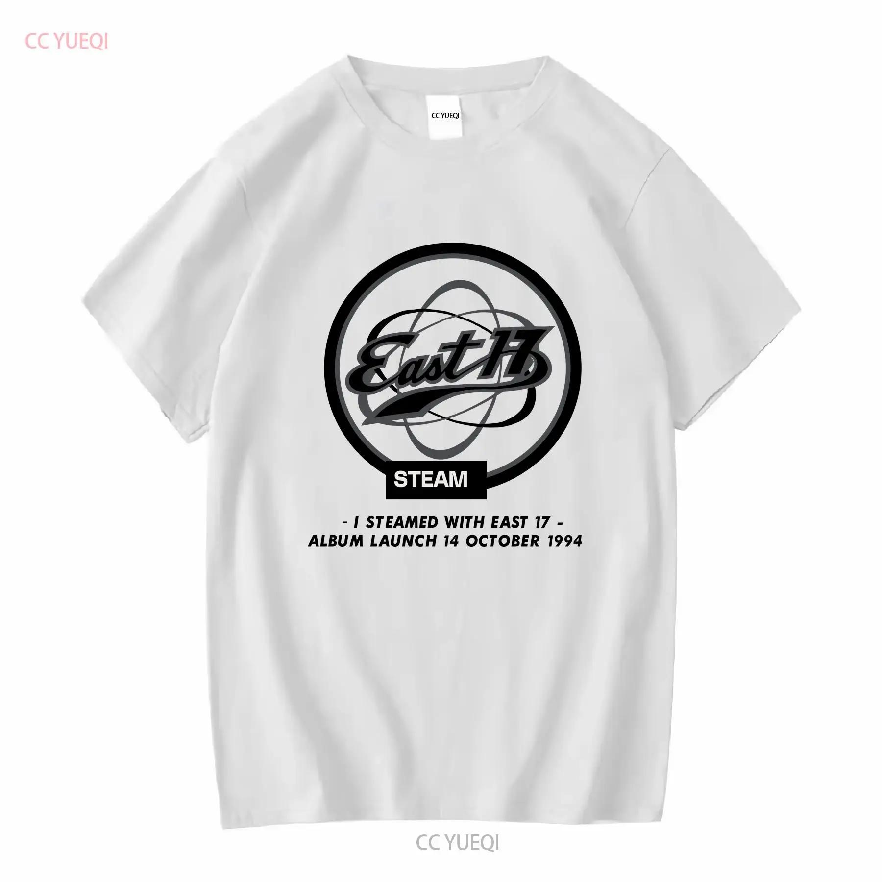 EAST 17 Steam Vintage 1994 SIGNED PROMO T Shirt M World Tour Grey LP Concert NEW vintage Washed Unisex streetwear Breathable S разноцветный