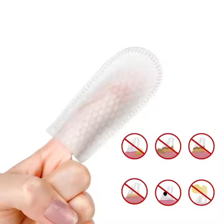 Pet Dental Cleaning Finger Sleeve for Cleaning Teeth, Dog Toothbrush for Brushing and Cleaning Teeth, and Eliminating Bad Breath.