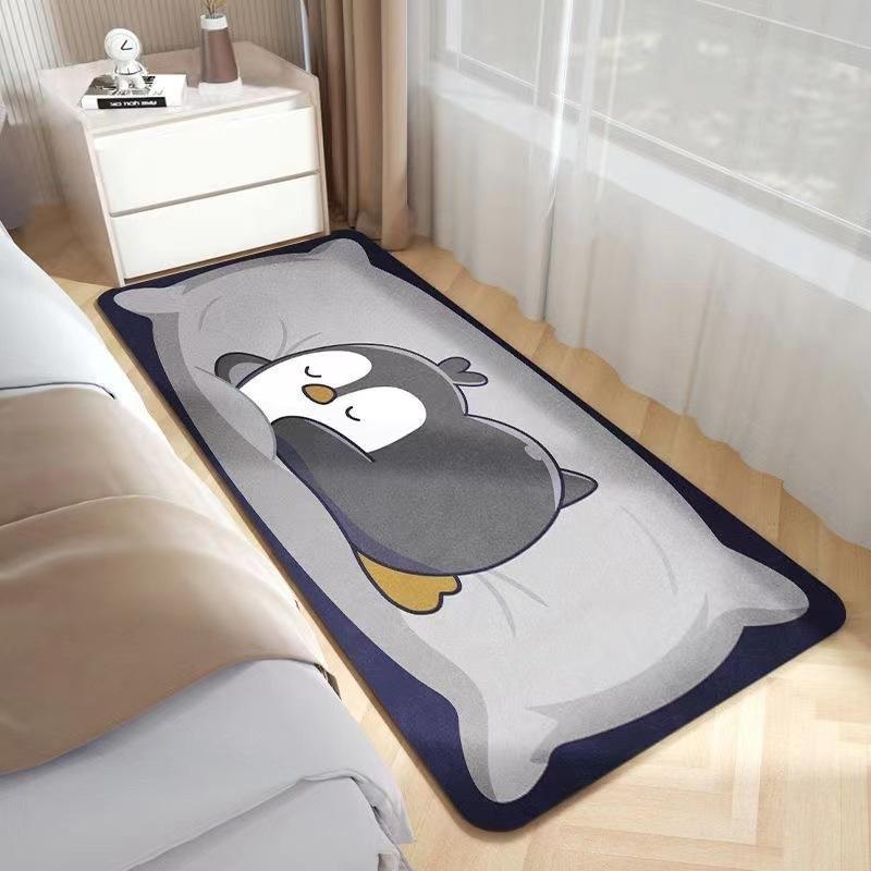 Carpet Rectangular Large-sized Cartoon Animal Pattern Bedroom Bedside Carpet Plush