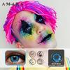 AMARA 2pcsCosplay Anime Eyes Lenses for Eyes AYY Series Makeup Sharingan Beauty Contact Lenses Eye Cosmetic Color Lens Eyes