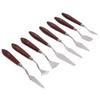 8 Pcs Painting Knife Set Versatile Stainless Steel Spatula Palette Knives Painting Mixing Scraper