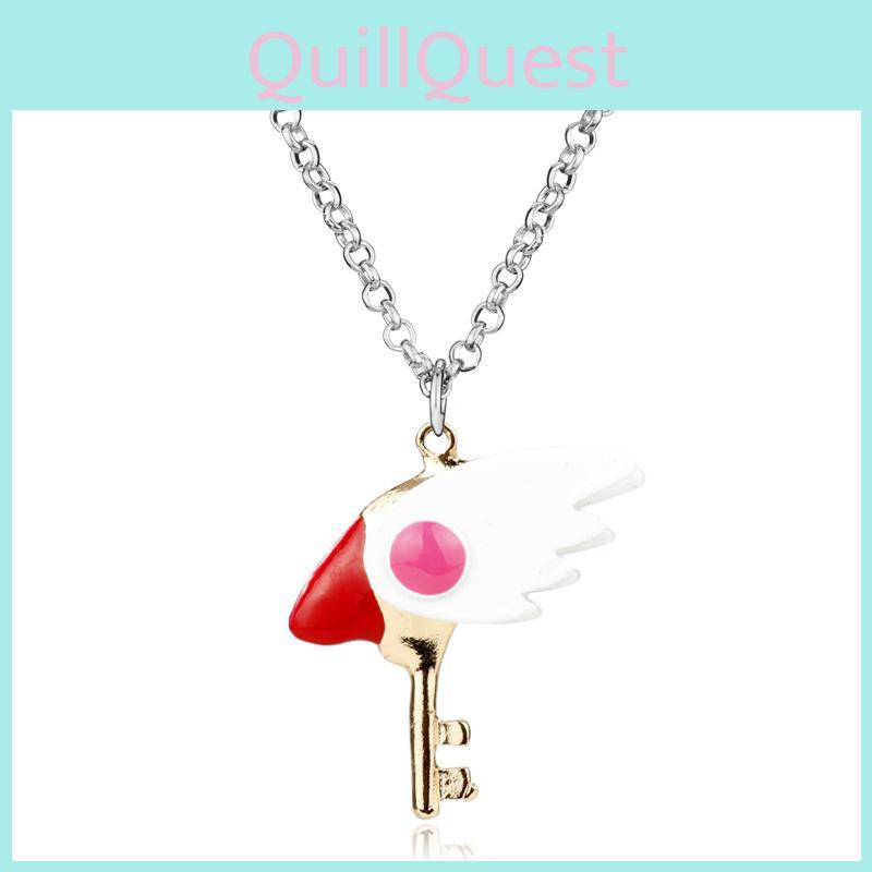 Cardcaptor Sakura Pendant Necklace Alloy Electroplated Unisex Gift For Travel Souvenir