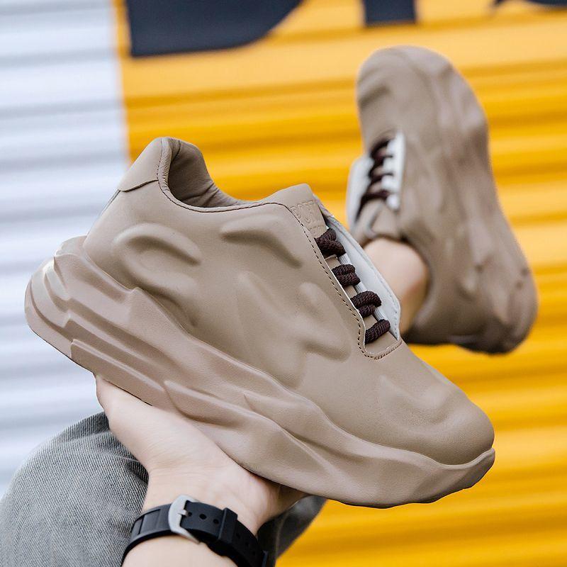 Nové jaro 2024 Stovky párování Pop Boty Pánské tenisky se silnou podrážkou Běžné boty Pánské boty Módní trendy Boty