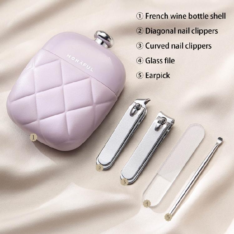 4 Piece Nail Tool Set for Trimming and Grooming for Grooming and Maintenance for Home or Salon