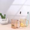 Transparent Washing Cup Portable Toothbrush Cup Bathroom Accessories Mouthwash Cup  Travel