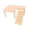Hamster platforms with Ladder L Shaped Pet Staircase for Mouse Hamster Rat