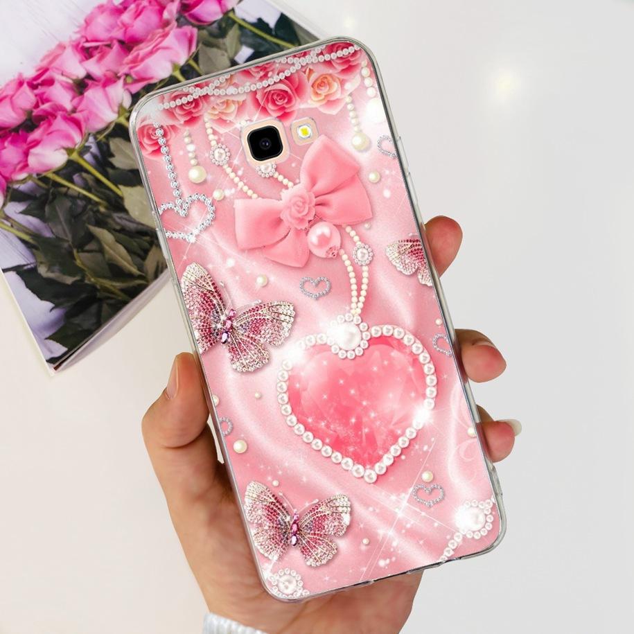 For Samsung Galaxy J4 Plus 2018 Phone Case Fashion Flower Soft Silicone Cover For Samsung J4 J 4 Plus 2018 J4+ J415F J4Plus Capa