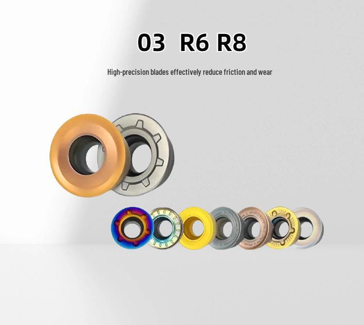 Round Carbide CNC Milling Inserts - R6R8RPMW/RPGT/RPMT1204/1605