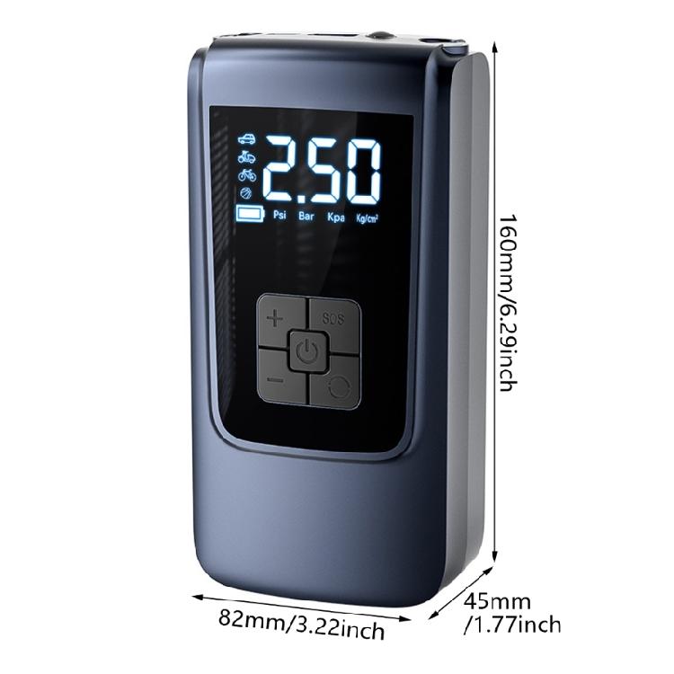 Digital Display Screen Tire Inflator for Car Bike Motorcycle Car Air Compressor Air Pumps with Flashlight Tire Inflator