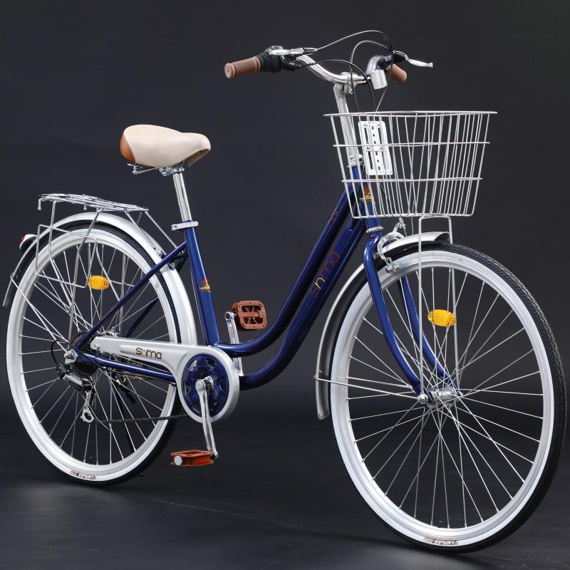 Sanhe Horse 24/26-inch Unisex Commuting & Shopping Bike with Variable Speed and Lightweight Design