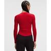 Lululemon Hold Tight Long Sleeve Henley Oxford Red
