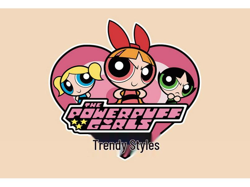 Powerpuff Girls Plush Keychain: Cute Bubbles & Buttercup Stuffed Doll - Girlish Heart Birthday Gift.
