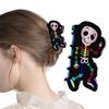Acrylic Halloween Themed Gripper Spider Skeleton Shark Clip Halloween Hair Claw  Halloween Party