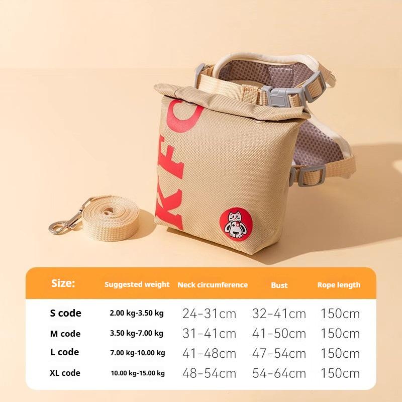 Haustierprodukte Hundeleine Weste Kleine Hundeleine Atmungsaktives Brustgeschirr