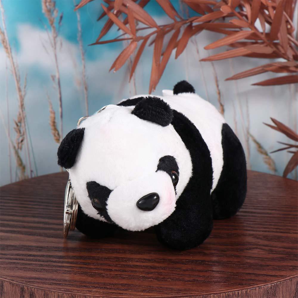 Car Keychain Bag Charm Bag Pendant Backpacks Key Ring Panda Keychain Plush Key Ring Plush Keychain