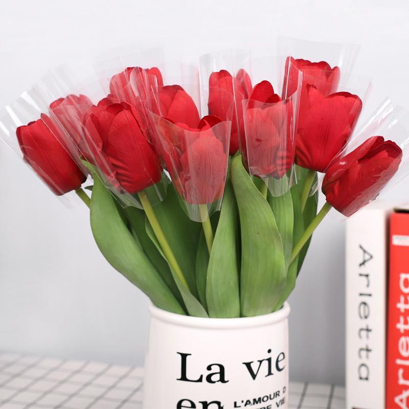 Tulipa Realistic Gesneriana Fake Flower For Photography Props And Table Wedding
