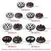 2026 Het För VOLKSWAGEN VW 4 st 56/65/66mm Bilhjulnavkåpor Emblem Original Navkåpor För Volkswagen VW R GTI Golf 5 7 Cad