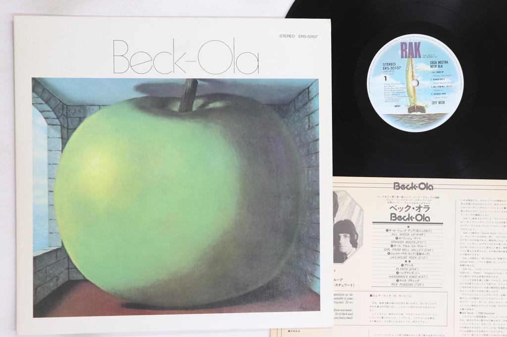 LP Record JEFF BECK - Beck-Ola ERS50107 RAK 1983 Japan Rock Used