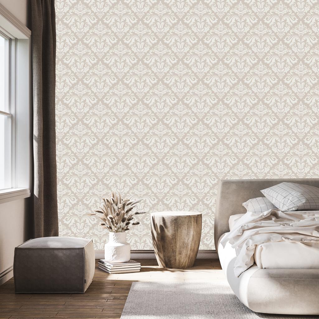 Wallpaper Traditional Floral Ornaments for Living Room and Bedroom 50x1000