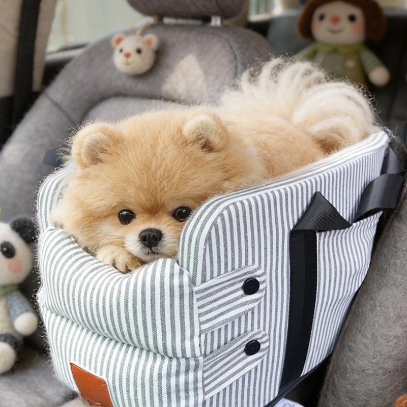 Car Central Control Pet Nest Installation Seat for Pet Portable Car Bag Removable and Washable Outdoor Small and Medium-sized Animal Nest Accessories