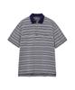 BIG UNION Striped Polo Shirt (Navy)