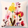 Oil Painting Floral Printing Pillowcase Home Decoration Car Sofa Decoration Pillowcase Ornament
