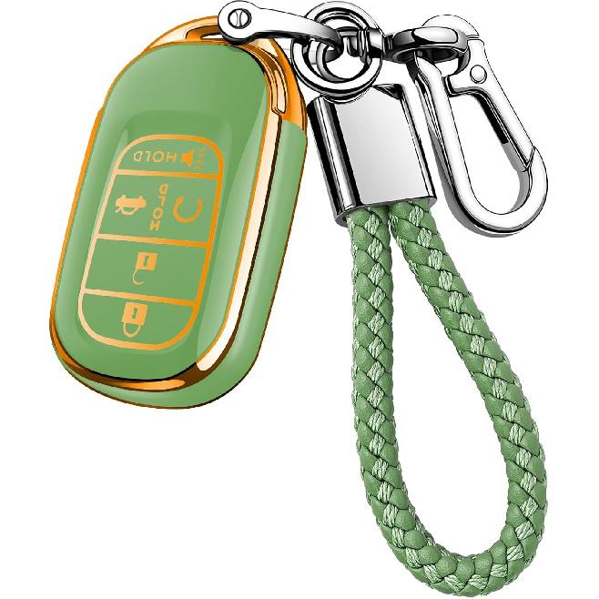JOYEAR for Honda Key Fob Cover with Keychain Compatible with 2022-2025 Accord Civic HR-V CR-V Pilot Sport 2026 Passport SI EX EX-L Touring Car
