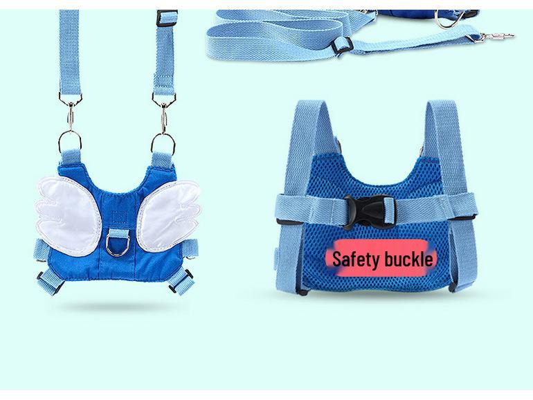 Children's Anti-Lost Backpack with Safety Harness and Walking Leash