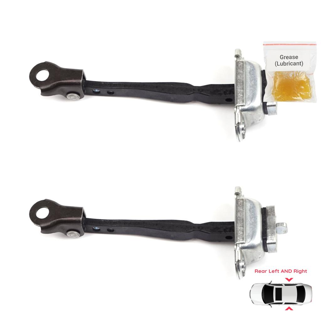 EDP1253-1 2 Pieces Rear Left AND Right Door Catch Hinge Brake Stop Check Strap Limiter for Renault Kadjar Nissan Qashqai MK2 J11 824304EA0A