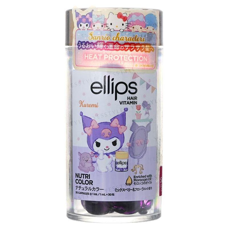 ellips - Sanrio Kuromi Moroccan Nutri Color Hair Oil