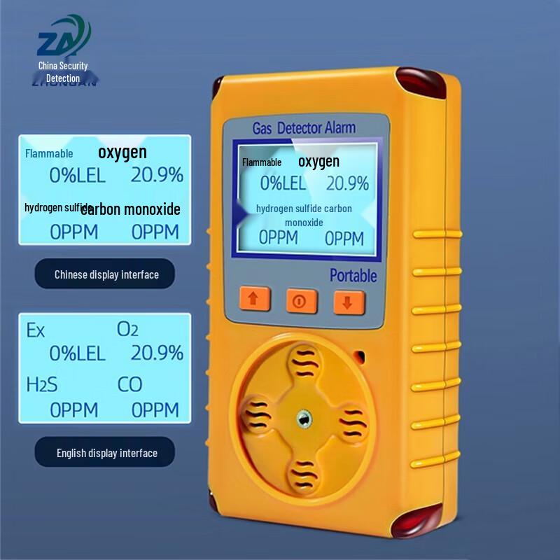 Portable 4-in-1 Multi-Gas Detector