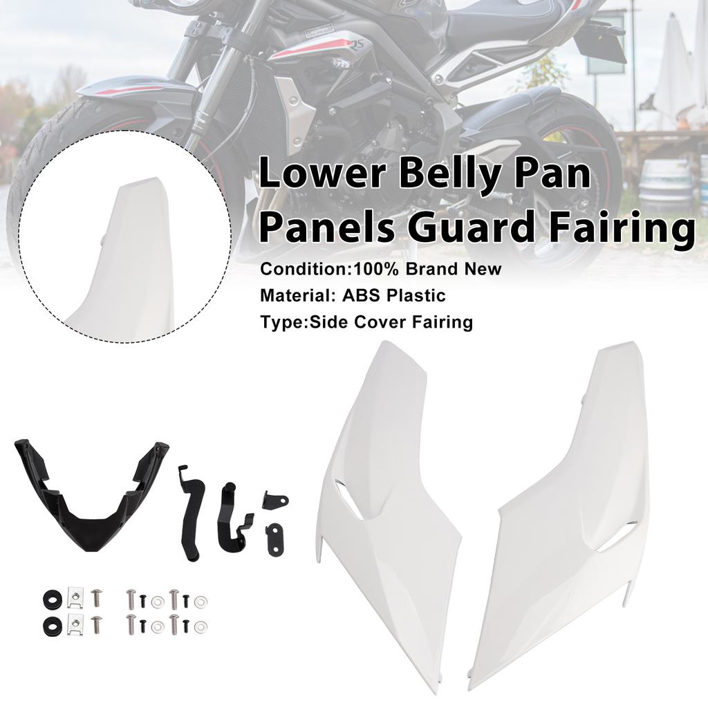 Lower Belly Pan Panels Guard Fairing For Street Triple 765 R/RS 2020-2022
