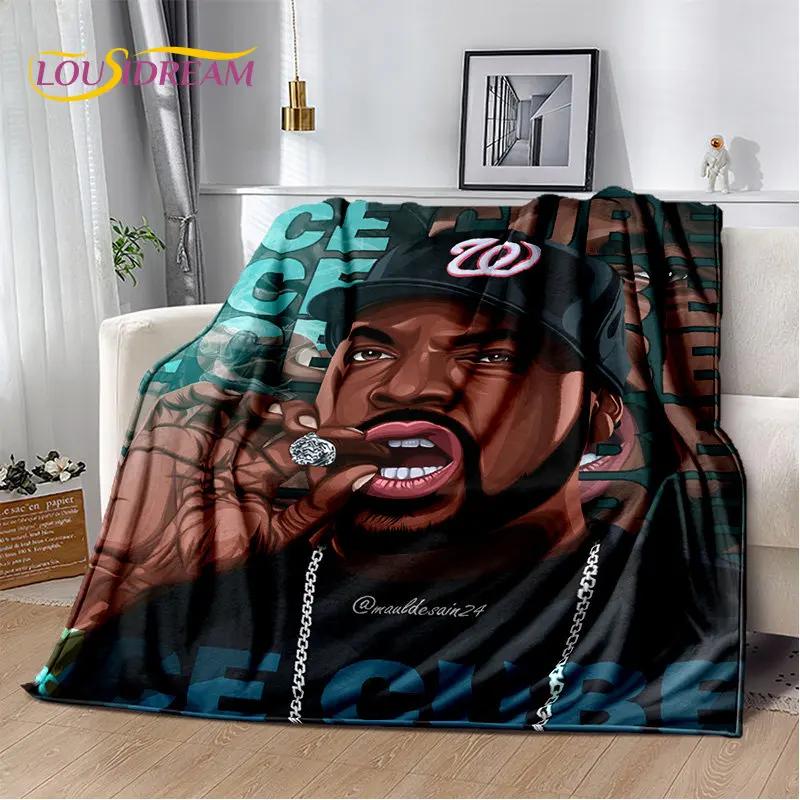 Hip Hop Art Rapper Legend Star Soft Plush Blanket,Flannel Blanket Throw Blanket for Living Room Bedroom Bed Sofa Picnic Cover 3D