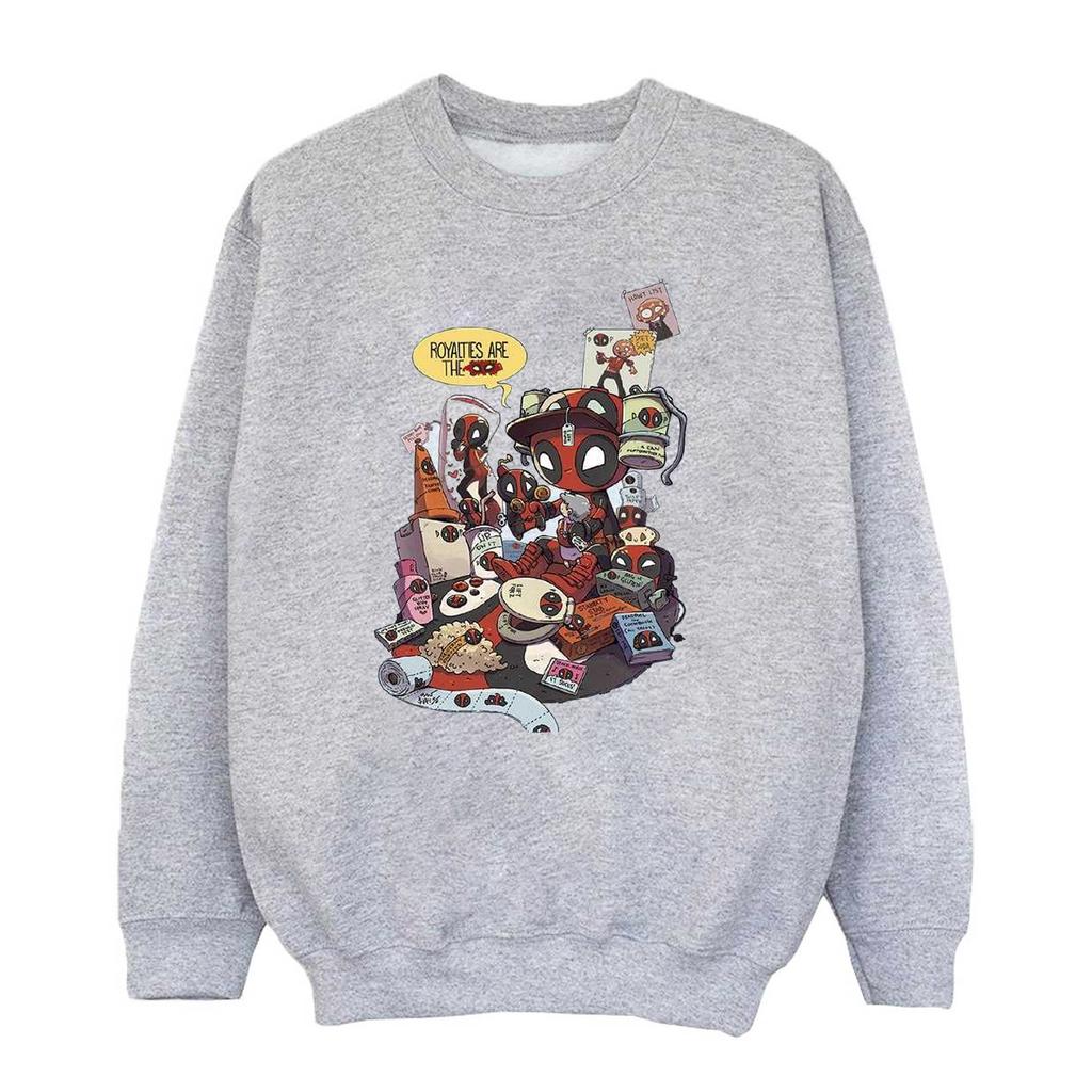 Marvel Dámská/Ladies mikina Deadpool Merchandise Royalties