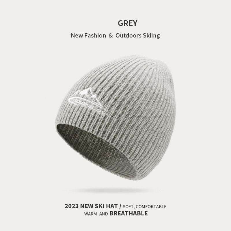 Толстая и мягкая шерстяная вязаная шапка для мужчин и женщин — фото 7