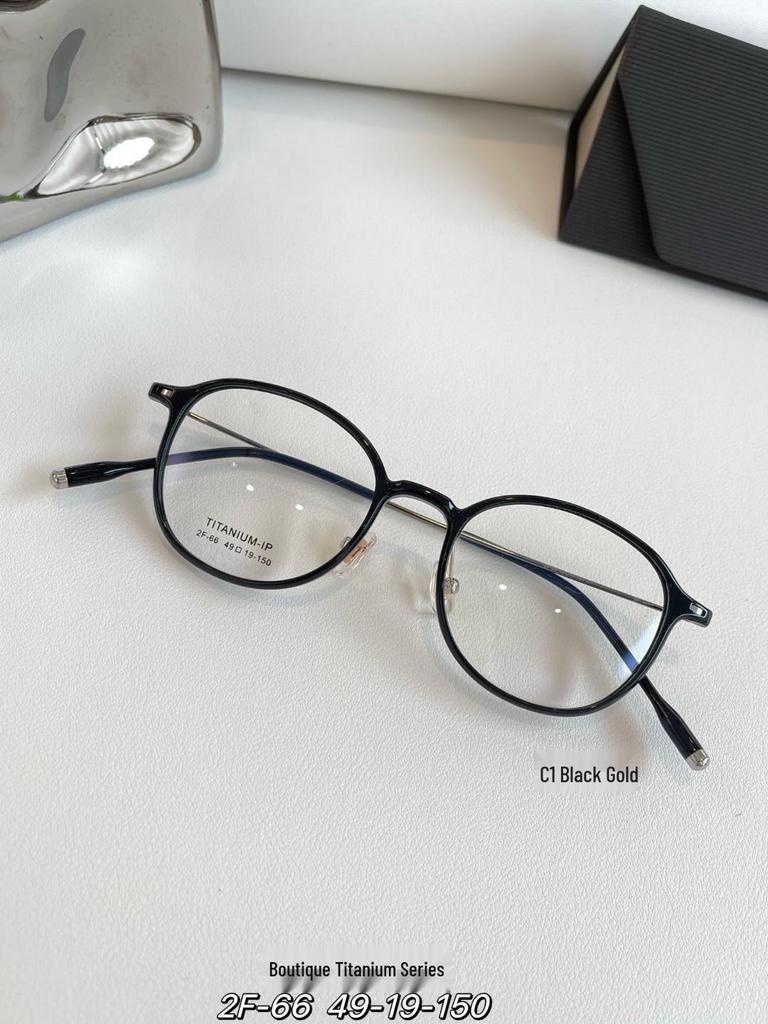 Karin Runde Titan-Brillenfassungen für Damen - Altersreduzierend, Blaulichtfilter, Mit Sehstärke kompatibel