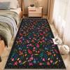 Red Christmas Hallways Runner Rug Washable Non-Slip Rug for Indoor Home Holiday Laundry Bedroom Bathroom Entryway Decor